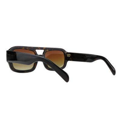 A10861(3) Unisex Lightweight tortoise Acetate Full Rim Square Modern Sunglasses Eyewear
