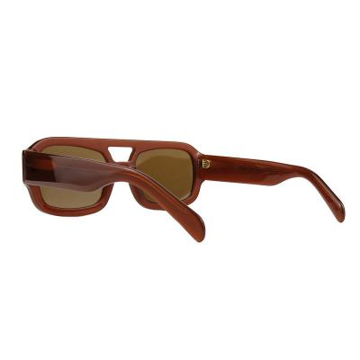 A10861(1) Unisex UV400 Protection tortoise Acetate Full Rim Square Modern Sunglasses Eyewear