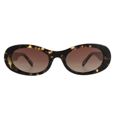 A10859(2) Women's Spring Hinge black Acetate Full Rim Oval Vintage Sunglasses Eyewear