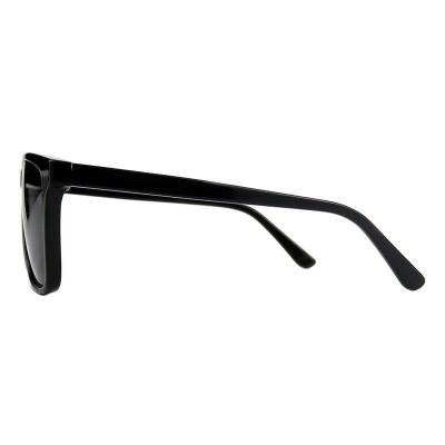 A10843(1) Unisex Scratch Resistant black Acetate Full Rim Wayfarer Modern Sunglasses Eyewear