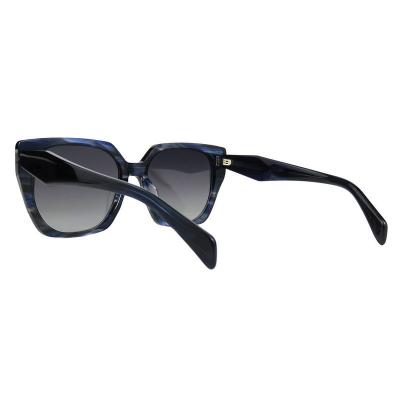 A10852(2) Women's Premium Quality black Acetate Full Rim Cat Eye Modern Sunglasses Eyewear