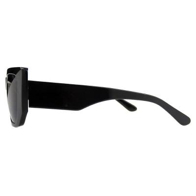 A10849(1) Unisex Hand Polished black Acetate Full Rim Square Modern Sunglasses Eyewear