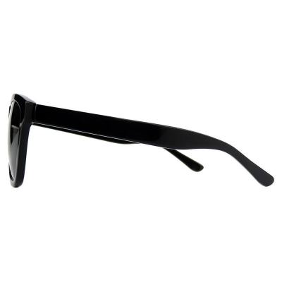A10844(1) Unisex Spring Hinge black Acetate Full Rim Wayfarer Modern Sunglasses Eyewear