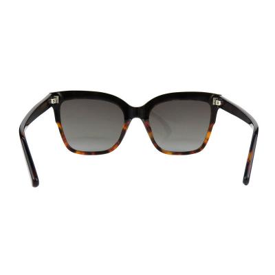 A10851(4) Women's Spring Hinge burgundy with red tortoise pattern Acetate Full Rim Square Modern Sunglasses Eyewear
