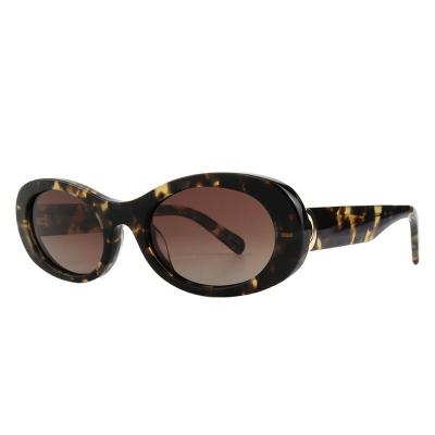 A10859(2) Women's Spring Hinge black Acetate Full Rim Oval Vintage Sunglasses Eyewear