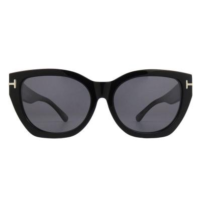 A10855(1) Women's Spring Hinge black Acetate Full Rim Cat Eye Luxury Sunglasses Eyewear