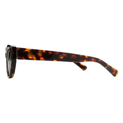 A10846(2) Women's Durable black Acetate Full Rim Cat Eye Modern Sunglasses Eyewear