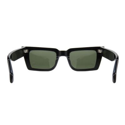 A10847(1) Women's Scratch Resistant black Acetate Full Rim Geometric Modern Sunglasses Eyewear