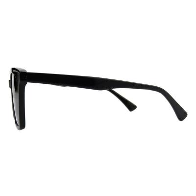 A10853(1) Unisex Premium Quality black Acetate Full Rim Square Modern Sunglasses Eyewear