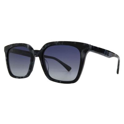 A10853(2) Unisex Durable black Acetate Full Rim Square Modern Sunglasses Eyewear