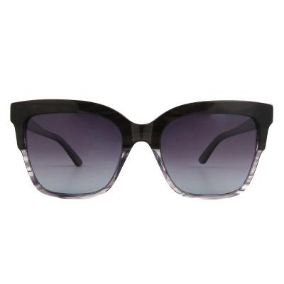 A10851(2) Women's UV400 Protection burgundy with red tortoise pattern Acetate Full Rim Square Modern Sunglasses Eyewear