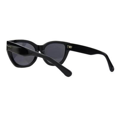 A10855(1) Women's Spring Hinge black Acetate Full Rim Cat Eye Luxury Sunglasses Eyewear