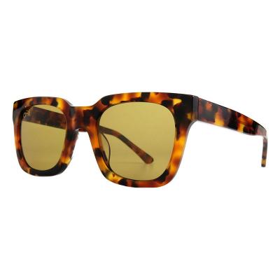A10842(2) Unisex Polarized black Acetate Full Rim Square Modern Sunglasses Eyewear