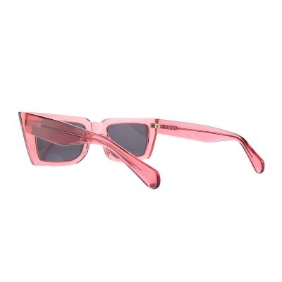 A10847(3) Women's UV400 Protection black Acetate Full Rim Geometric Modern Sunglasses Eyewear