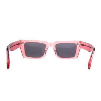A10847(3) Women's UV400 Protection black Acetate Full Rim Geometric Modern Sunglasses Eyewear