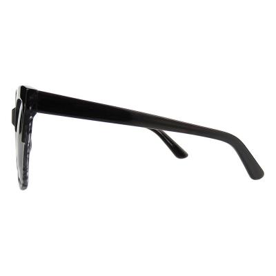 A10851(2) Women's UV400 Protection burgundy with red tortoise pattern Acetate Full Rim Square Modern Sunglasses Eyewear