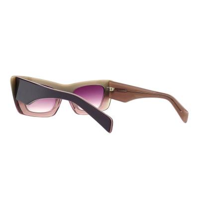 A10848(3) Unisex Polarized blue Acetate Full Rim Geometric Modern Sunglasses Eyewear
