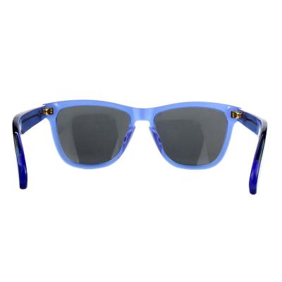 A10845(1) Unisex Premium Quality crystal blue Acetate Full Rim Wayfarer Modern Sunglasses Eyewear