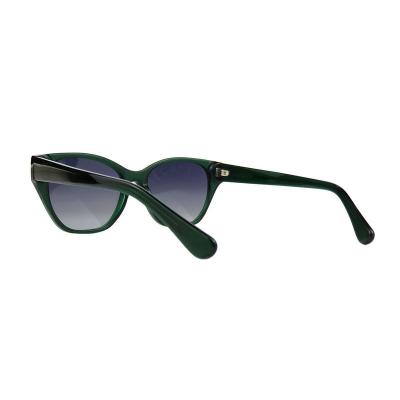 A10854(1) Women's Premium Quality green Acetate Full Rim Cat Eye Modern Sunglasses Eyewear