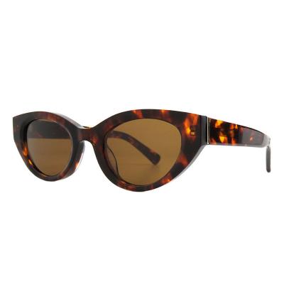 A10846(2) Women's Durable black Acetate Full Rim Cat Eye Modern Sunglasses Eyewear