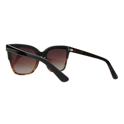A10851(3) Women's Scratch Resistant burgundy with red tortoise pattern Acetate Full Rim Square Modern Sunglasses Eyewear