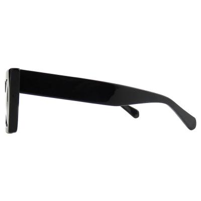 A10847(1) Women's Scratch Resistant black Acetate Full Rim Geometric Modern Sunglasses Eyewear