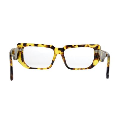 A10849(3) Unisex Hand Polished black Acetate Full Rim Square Modern Sunglasses Eyewear