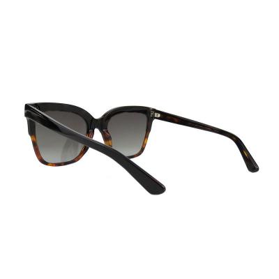 A10851(4) Women's Spring Hinge burgundy with red tortoise pattern Acetate Full Rim Square Modern Sunglasses Eyewear