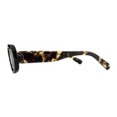 A10859(2) Women's Spring Hinge black Acetate Full Rim Oval Vintage Sunglasses Eyewear