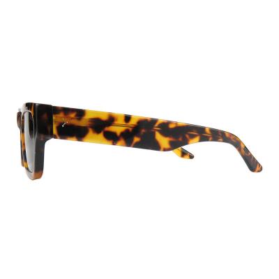 A10891(3) Unisex Premium Quality red with black/tortoise accents Acetate Full Rim Square Modern Sunglasses Eyewear