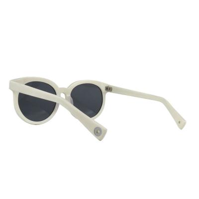 A10879(1) Unisex UV400 Protection green Acetate Full Rim Round Modern Sunglasses Eyewear
