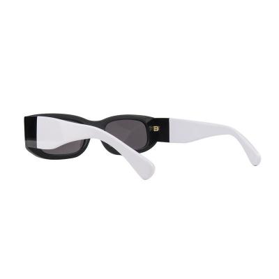 A10867(1) Unisex UV400 Protection black Acetate Full Rim Geometric Modern Sunglasses Eyewear