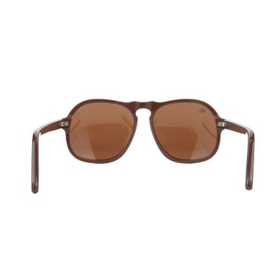 A10862(4) Women's Polarized ivory Acetate Full Rim Cat Eye Vintage Sunglasses Eyewear