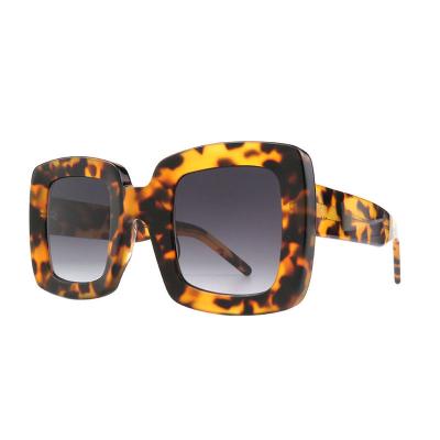A10894(1) Women's Hand Polished tortoise Acetate Full Rim Square Vintage Sunglasses Eyewear