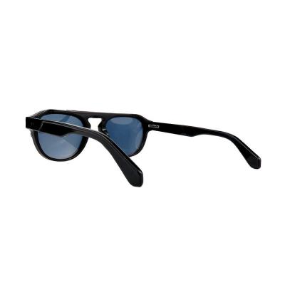 A10899(1) Men's Durable black Acetate Full Rim Browline Modern Sunglasses Eyewear