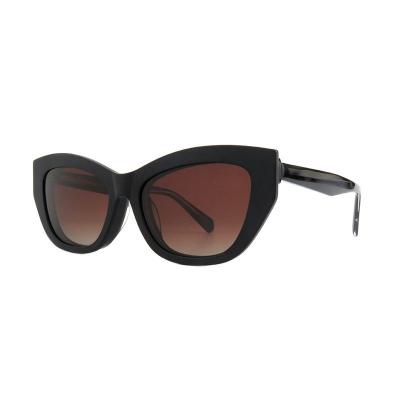 A10873(1) Women's Durable black Acetate Full Rim Cat Eye Vintage Sunglasses Eyewear