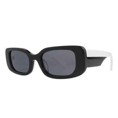 A10864(1) Unisex Premium Quality black Acetate Full Rim Square Modern Sunglasses Eyewear