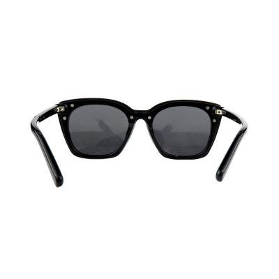 A10895(1) Unisex Lightweight black Acetate Full Rim Square Modern Sunglasses Eyewear