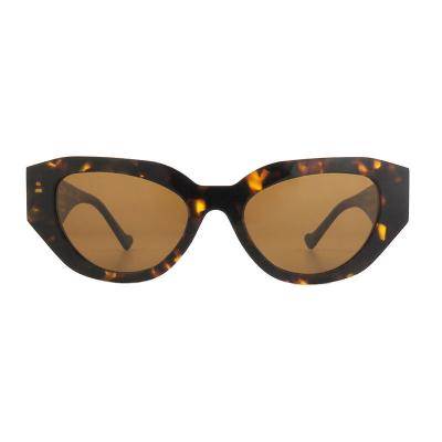 A10893(1) Women's Polarized tortoise Acetate Full Rim Cat Eye Vintage Sunglasses Eyewear