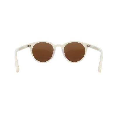 A10890(2) Unisex Polarized green Acetate Full Rim Round Modern Sunglasses Eyewear