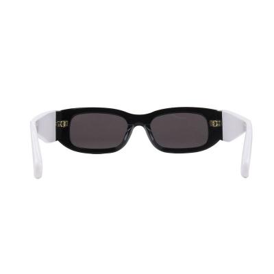 A10867(1) Unisex UV400 Protection black Acetate Full Rim Geometric Modern Sunglasses Eyewear