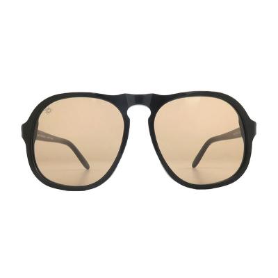 A10862(1) Women's Durable ivory Acetate Full Rim Cat Eye Vintage Sunglasses Eyewear