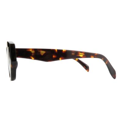 A10870(1) Women's Spring Hinge tortoise Acetate Full Rim Cat Eye Modern Sunglasses Eyewear