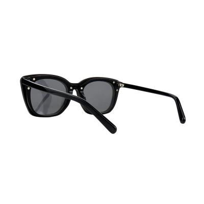 A10895(1) Unisex Lightweight black Acetate Full Rim Square Modern Sunglasses Eyewear