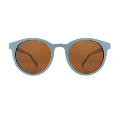 A10890(4) Unisex Spring Hinge green Acetate Full Rim Round Modern Sunglasses Eyewear