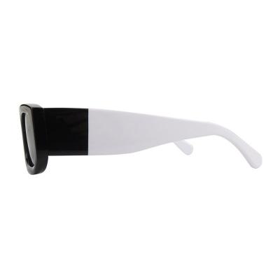 A10867(1) Unisex UV400 Protection black Acetate Full Rim Geometric Modern Sunglasses Eyewear
