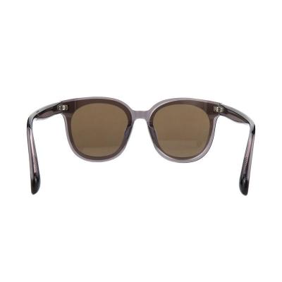 A10878(1) Unisex Spring Hinge crystal gray Acetate Full Rim Square Modern Sunglasses Eyewear