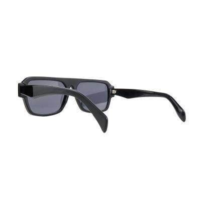 A10869(1) Men's Spring Hinge black Acetate Full Rim Square Modern Sunglasses Eyewear