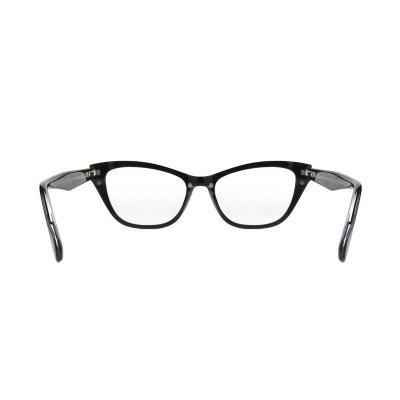 A10874(1) Women's Polarized black Acetate Full Rim Cat Eye Vintage Sunglasses Eyewear