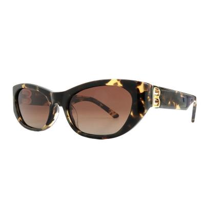 A10866(3) Unisex Premium Quality black Acetate Full Rim Oval Modern Sunglasses Eyewear